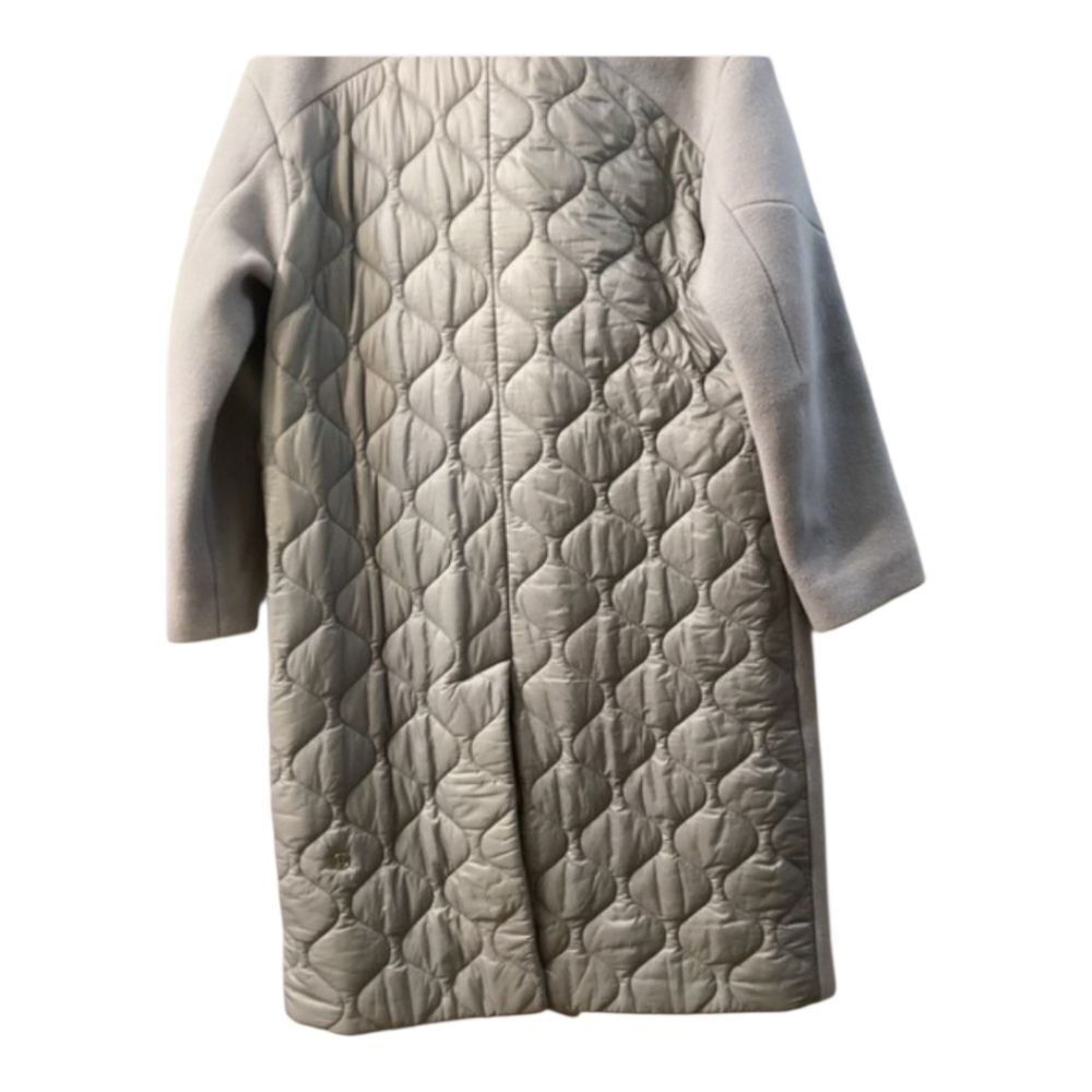 Lululemon Wool Long Wrap Coat Light Gray Oversized Jacket Size 4 NWT - Picture 10 of 16